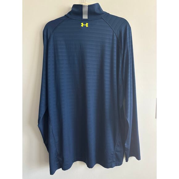 Under Armour Loose Fit Quarter Zip Navy Blue Size 2XL - Picture 4 of 4